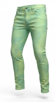 Produktbild von Scotch & Soda Herren Jeansgrün Faded Garment Dyed Super Slim Fit