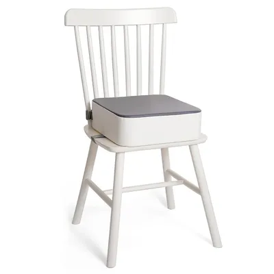 Produktbild von Sitzerhöhung Kinder, Waschbares & Zerlegbares Kindersitzkissen mit 2 Sicherheitsgurten, Erhöhungsstuhl für Esszimmerstuhl Booster Pad,34*34*10.2cm