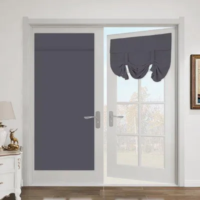 Zdjęcie produktu dla Rolety okienne zaciemniające z taśmami mocującymi, wiatroodporne, przenośne zasłony okienne, montaż bez wiercenia, 66 x 173 cm