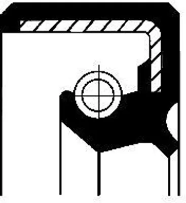 Produktbild von CORTECO Dichtring 01033389B FPM (Fluor-Kautschuk)