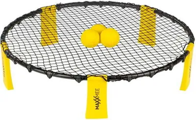 Produktbild von GARVIDA Mini-Volleyball-Spiel Spike Ball Set - 6-tlg. - gelb/schwarz