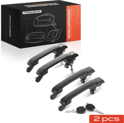 Produktbild von Frankberg 4x Türgriff Vorne Hinten für VW Golf III 1H1 Vento 1H2