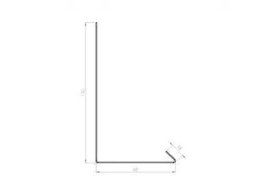 Zdjęcie produktu dla Obróbka ścienna w połączeniu z listwą maskującą RS 250, 2 mm, czeskie aluminium, antracyt RAL 7016
