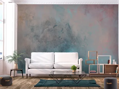 Immagine prodotto di Carta da parati fotografica in tessuto non tessuto astratta 400x280 cm carta da parati murale XXL cemento aspetto nuvole come dipinto a-A-10305-a-a