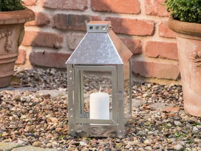 Produktbild von A2 Living Allwetter Laterne Mini verzinkt 34 cm Metall Outdoor wetterfest