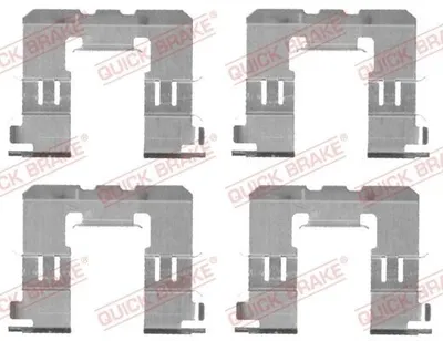 Produktbild von QUICK BRAKE 109-1721 Zubehörsatz Scheibenbremsbelag Hinten für NISSAN Patrol GR V SUV (Y61)