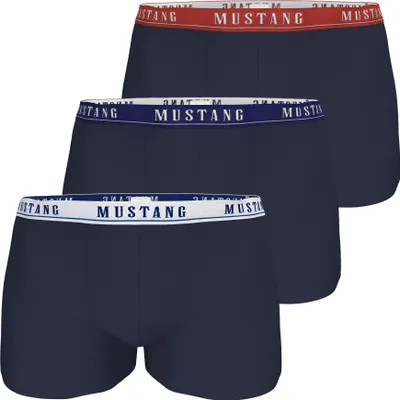 Produktbild von MUSTANG Elvis / Dexter Retro-Pants Herren Unterhose Boxershorts Unterwäsche 3er Pack