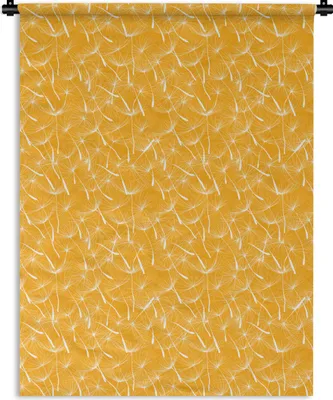 Produktbild von MuchoWow® Wandteppich Wandbehang Löwenzahn - Orange - Blumen - Sommer 150x200 cm Tapisserie Dekoration Wandtuch - Wandaufhängung - Moderner