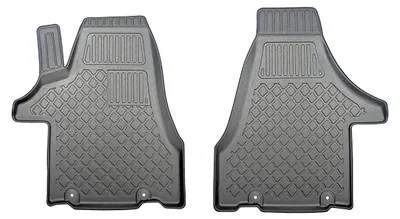 Imagen del producto de MTM Alfombrillas de termoplástico para Volkswagen T6 Transporter Multivan 2015- , Diseño a Cubeta, a Medida Antideslizante con Borde, cód. 3P 10858