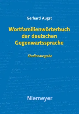 Produktbild von Wortfamilienwörterbuch der deutschen Gegenwartssprache