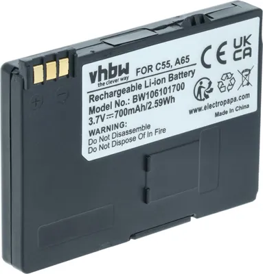 Produktbild von vhbw Akku kompatibel mit Siemens CL60, M55, MC60, C60, S55, SC60 schnurlos Festnetz Telefon (700 mAh, 3,7 V, Li-Ion)