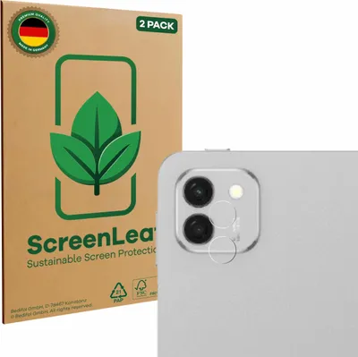 Produktbild von 2x ScreenLeaf Schutzfolie für Honor Magicpad 3 (NUR Kameraschutz) nachhaltiger Displayschutz Display Schutz Folie Klar Transparent