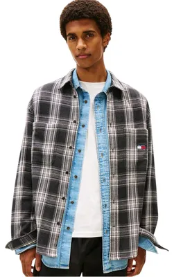 Produktbild von Tommy Jeans - Hemdjacke für Herren GT16366 (XXL) (Schwarz)