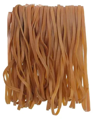 Immagine prodotto di 53 elastici in gom, dimensioni 200 x 4 mm, per uso in ufficio e in casa