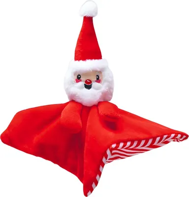 Produktbild von Beeztees Hundespielzeug Weihnachtskuscheltuch Santa aus Plüsch