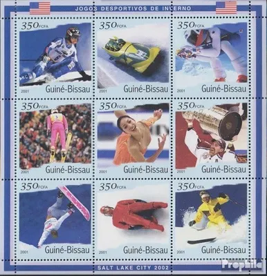 Produktbild von Briefmarken Guinea-Bissau 2001 Mi 1402-1410 Kleinbogen postfrisch Olympische Winterspiele 02