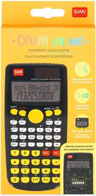 Immagine prodotto di Calcolatrice tascabile Legami - CONTA SU DI ME - GENIO