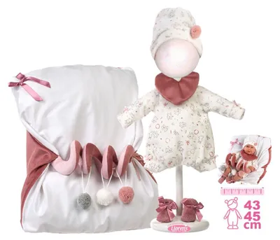 Immagine prodotto di Llorens M740-26 Abbigliamento per bambole NEW BORN (taglia 40-42 cm) e un tappetino da gioco con spirale