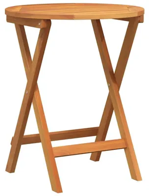 Immagine prodotto di Tavolo pieghevole da giardino in legno di acacia, dimensioni 60 x 60 x 72 cm