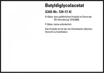 Produktbild von Dreifke® Aufkleber I GHS-Etikett Butyldiglycolacetat, GefStoffV/GHS/CLP, Foli...