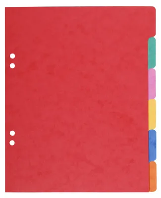 Obrázok produktu pre EXACOMPTA 406E EXACOMPTA Karton-Register, 220 x 170 mm, 6-teilig