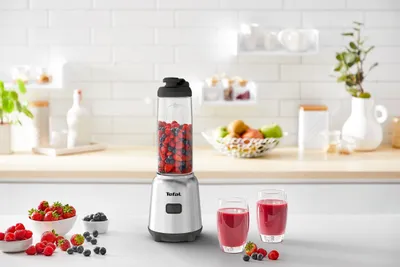 Produktbild von Tefal Mix&Move BL15FD, Tischplatten-Mixer, 0,6 l, 300 W, Edelstahl