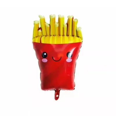 Obrázok produktu pre Fóliový balón Motív potravín, vrecko na čipsy, cca 70 x 40 cm