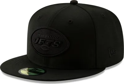 Produktbild von New Era 59Fifty Fitted Cap - ALL BLACK New York Jets - 7 5/8