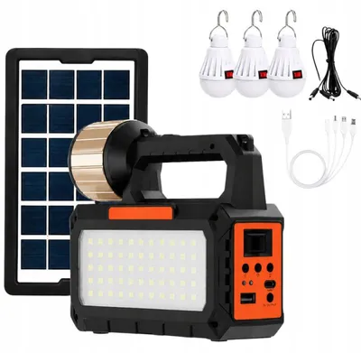 Immagine prodotto di Verk 08385: Lampada da campeggio LED solare con radio, Bluetooth, 5 in 1