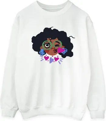 Produktbild von Disney - "Encanto" Sweatshirt für Damen BI16898 (L) (Weiß)