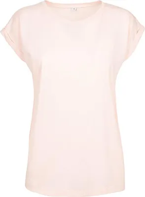 Produktbild von Build Your Brand BY021 | Ladies Extended Shoulder Damen T-Shirt - Farbe: Pink - Größe: XL