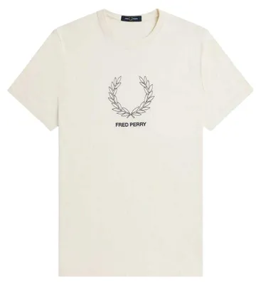 Produktbild von Fred Perry - T-Shirt für Herren, Regulär GT19598 (M) (Ecru)