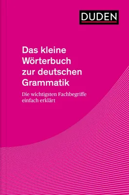 Produktbild von Das kleine Wörterbuch zur deutschen Grammatik