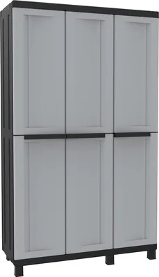 Immagine prodotto di Armadio Piani E Portascope Alto Serie Twist Black 102A - mm.1020x390x1700h.