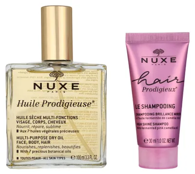 Produktbild von Nuxe Huile Prodigieuse Set Huile Prodigieuse 100ml/Shampoo 30ml 130 ml