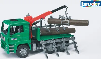 Image de Véhicules forestiers - MAN TGA Camion forestier avec bras basculant et 3 grumes