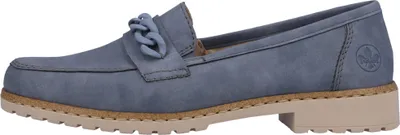 Produktbild von Rieker Damen Penny Loafer Slipper 51863, Größe:39 EU, Farbe:Blau