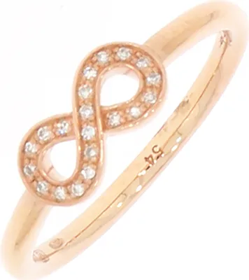 Produktbild von D-TR0001-923-14-54 Ring Infinity mit Diamanten rosèvergoldet D-TR0001-923-14 Thomas Sabo
