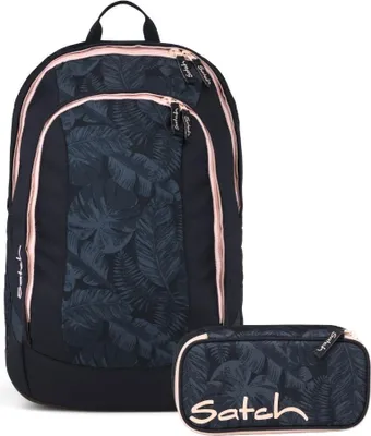 Produktbild von Satch, Schulrucksack-Set AIR Midnight Jungle 2-teilig