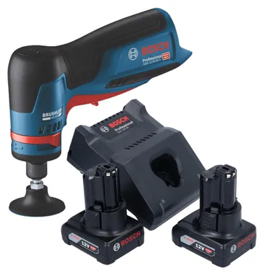Immagine prodotto di Bosch GWG 12V-50 S Smerigliatrice professionale a batteria 12 V 6 mm brushless + 2x batteria ricaricabile 6,0 Ah + caricabatterie
