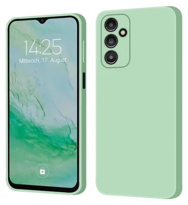 Produktbild von Hülle für Samsung Galaxy A14 5G Case Cover Bumper Smartphone Softgrip Schutzhülle Farbe: Türkis