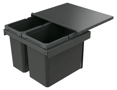 Produktbild von Cox Stand-UP® 350 S/500-2, Abfallsammelsystem, anthrazit, H 350 mm