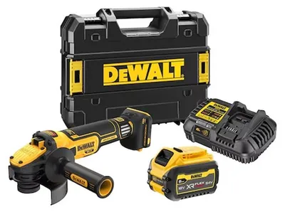 Image de Meuleuse Ø125mm 18V DEWALT DCG409VSNT-XJ Brushless à vitesse variable avec coffret et une batterie 6,0 Ah