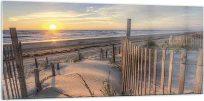 Produktbild von Bilder auf glas - Einteilig - Westen Sonne Düne - 120x50cm - Glasbilder - Wandbilder - Bilder - zum Aufhängen bereit - Wanddekoration aus Glas - Glas Bilder - Wandbild auf Glas - GAB120x50-4219