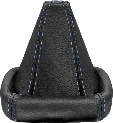 Produktbild von Schaltsack Naht blau Schaltmanschette passend für VW Golf 2 3 Passat 35i Polo 6N Vento 100% Echtleder