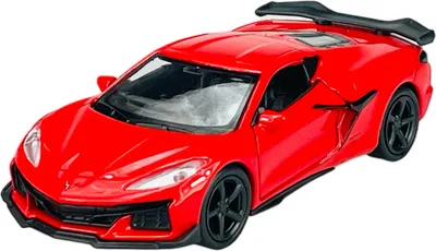 Produktbild von Welly 2023 Chevrolet Corvette Z06 Rot 1:34-1:39 Die Cast Metall Modell Neu im Kasten 43830