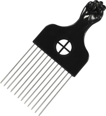 Produktbild von Metall Haar-Pick, Metall Afro Haar-Picks, für Frauen, 6,61"x2,83"