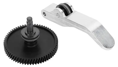 Image de Ensemble d'engrenages d'extrudeuse, acier trempé, roue dentée de tête d'extrusion, jeu de poignées en alliage d'aluminium pour Bambu Lab