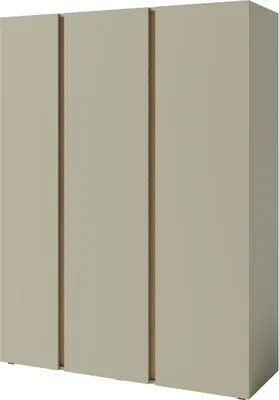 Produktbild von Kleiderschrank 145X195X50 Cm Luca Lc1 Schrank 3 Türiger Drehtürenschrank Eukalyptus/Baltic Eiche