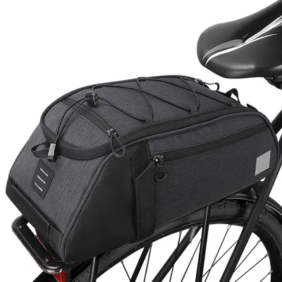 Produktbild von Fahrradtasche Satteltasche Gepäcktasche Gepäckträger Tasche Rucksack Seitentasche Mountain Road MTB Fahrrad Radfahren Rücksitztasche (8 L)